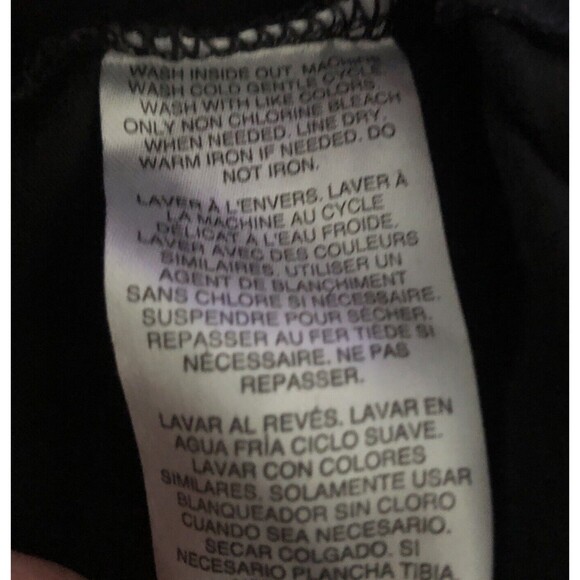 Adidas AA7302 Black Double Exposed Hoodie Tee Womens Size Small - Picture 12 of 12